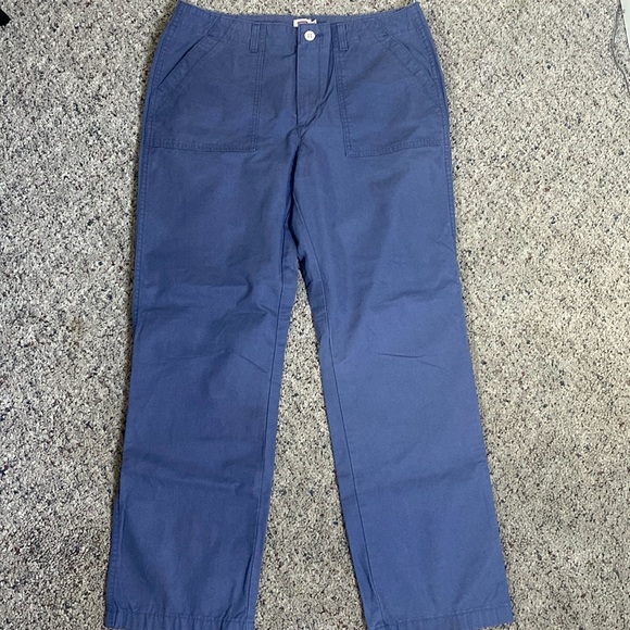 Levi’s Blue 100% Cotton Straight Leg Pants Sz 30 (10) NWOT - Picture 1 of 8